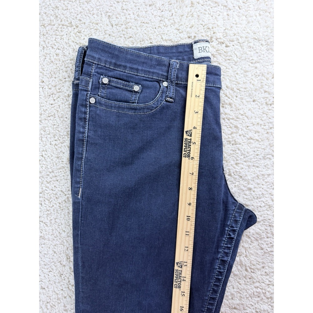 BKE Payton Bootcut Jeans Womens 33 Dark Wash Embroidered Pockets 33x33.5 Lot 2 - Picture 9 of 16